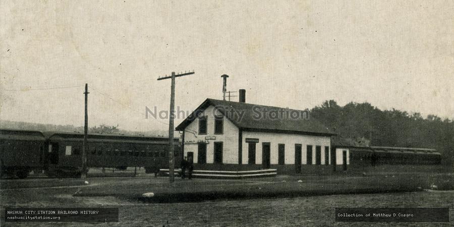 Postcard: Boston & Maine Station, Grafton, New Hampshire